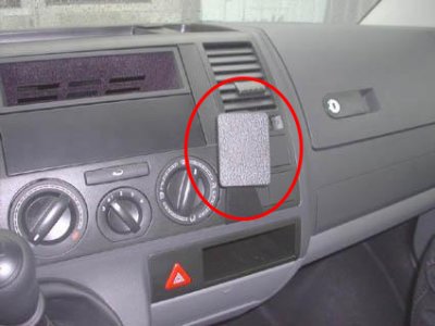 Mobilhållare till VW Transporter T5 2003-2009