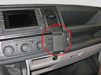Mobilhållare till VW Transporter T6 från 2016-2019