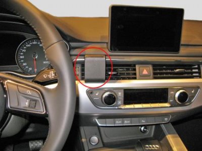 Mobilhållare till Audi A4 från 2016- (montering höger om ratt)