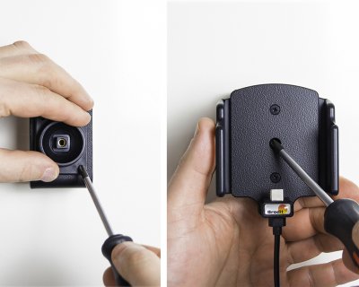 Mobilhållare USB-C | För mobiler 75-89 mm / 6-10 mm