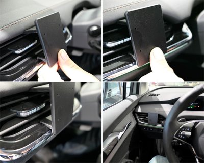 Mobilhållare Skoda Elroq 2025- | Montering till vänster om ratten
