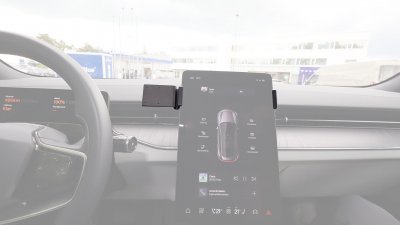 Mobilhållare Polestar 3 från 2023- och nyare | För montering till vänster om mittskärmen
