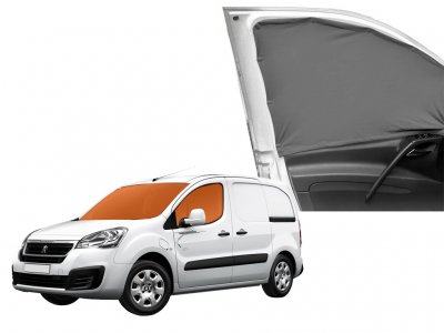 Mörkläggningsgardiner Peugeot Partner från 2008-2018