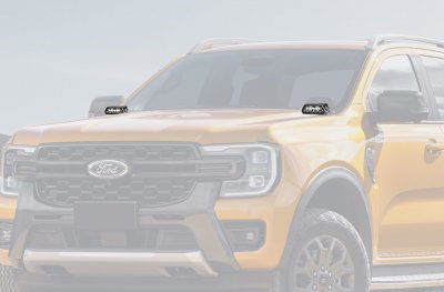 Motorhuvsfästen för extraljus/arbetsljus till Ford Ranger från 2023-