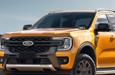 Motorhuvsfästen för extraljus/arbetsljus till Ford Ranger från 2023-