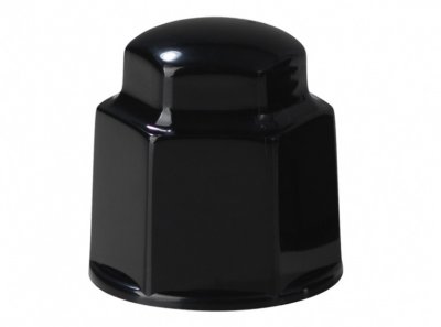 Mutterkåpa i svart plast