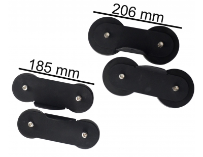 Magnetiska hållare för t.ex. LED-ramp