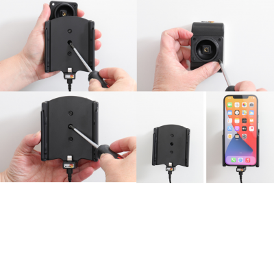 Telefonhållare från Brodit - Apple iPhone 12 Pro Max | Montering