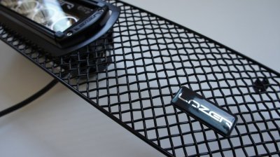 Nedre Grill inkl. 2 Lazer ST-4 till VW Transporter T5 2010-2015