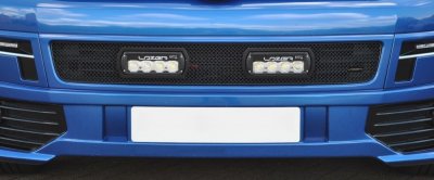 Nedre Grill inkl. 2 Lazer ST-4 till VW Transporter T5 2010-2015