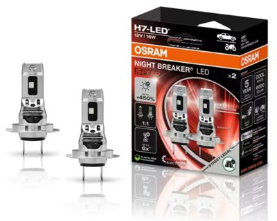 Osram Night Breaker SPEED H7 LED-konvertering till Volkswagen Transporter T6.1 2020-2024