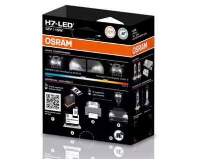Osram Night Breaker SPEED H7 LED-konvertering till Ford Tourneo Courier 2018-2023