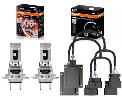 Osram Night Breaker SPEED H7 LED-konvertering till Volkswagen Multivan T5 Facelift 2010-2015