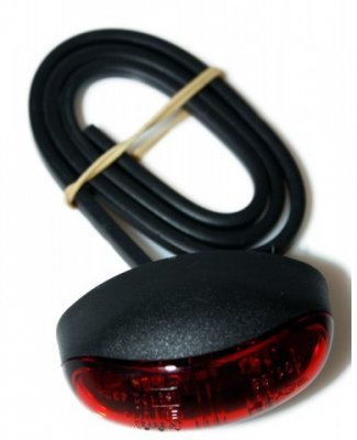 Ovalt positionsljus i LED | 12/24V 59x36x27mm