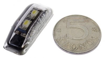 Positionsljus med 2xLED 12V E-märkt