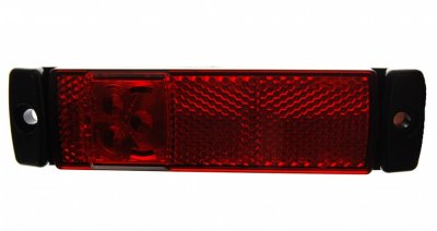 Positionsljus med 3xLED och inbyggd reflex | 12V/24V