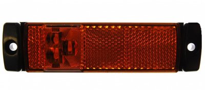 Positionsljus med 3xLED och inbyggd reflex | 12V/24V
