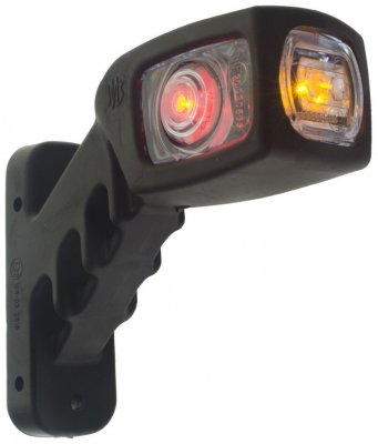 Positionsljus på gummiarm 12-24 V