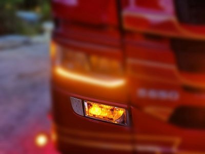 Positionsljus för LED-dimljus till Scania Next Gen från 2017-2022