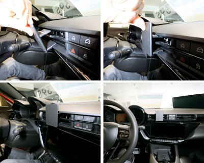 Mobilhållare Alfa Romeo Junior 2024- | Montering över mittskärmen