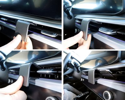 Mobilhållare Kia Sorento från 2024- | Montering till höger under mittskärmen