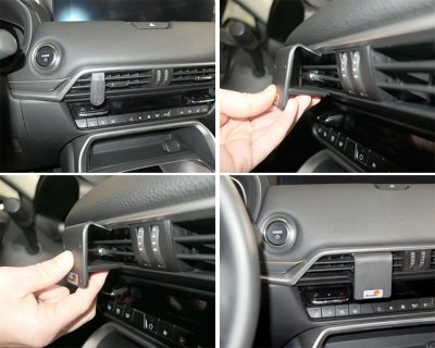Montering av mobilhållare Mazda CX-80 från 2024-