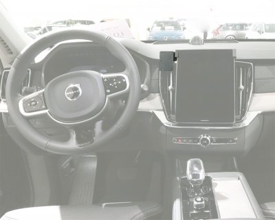 Mobilhållare Volvo XC90 från 2025- | För montering till vänster om mittskärmen