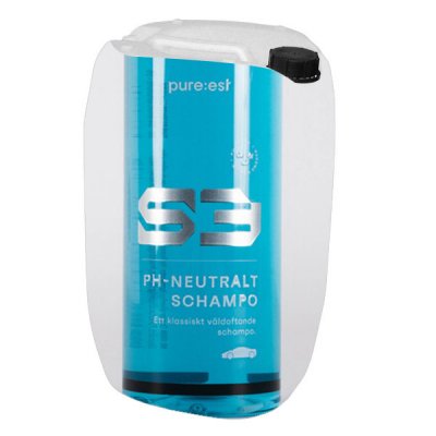 Pureest S3 PH-neutralt schampo - 25 liter