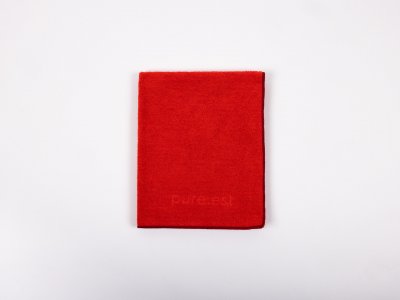 Pureest Allrengöringsduk 40x40 cm - Röd