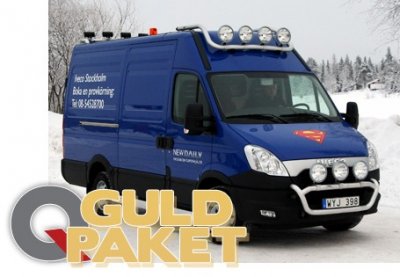 Q GULDPAKET med fordonsbågar till Iveco Daily 2012-2013