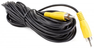 RCA-kabel till backkamerasystem Hane-Hane.