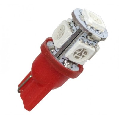 Diodlampa 12V 5xSMD W5W