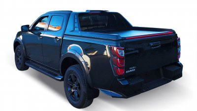 Rolltop Isuzu D-Max från 2020- och nyare | Dubbelhytt, för bilar med Sailplane flakbåge