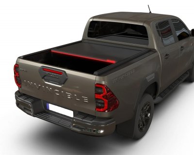 Rolltop Toyota Hilux 2016- | Tessera Roll+ E-KIT | Dubbelhytt