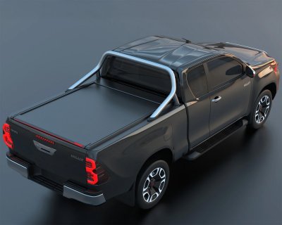 Tessera Roll+ S-KIT Rolltop Toyota Hilux från 2016- | Extra Cab med original flakbåge