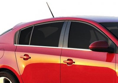Rutlister i rostfritt stål till Chevrolet Cruze Sedan 2012-