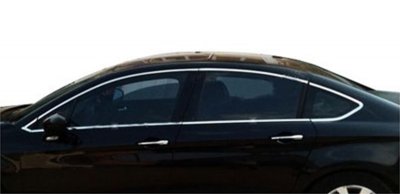 Komplett paket med rutlister till Citroen C5 Sedan 2008-