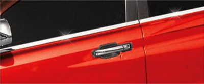 Rutlister i rostfritt stål till Ssangyong Rexton II 2006-