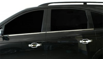 Rutlister i rostfritt stål till Ssangyong Rodius 2007-