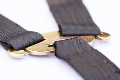 Säkerhetssele för förankring av hundbur