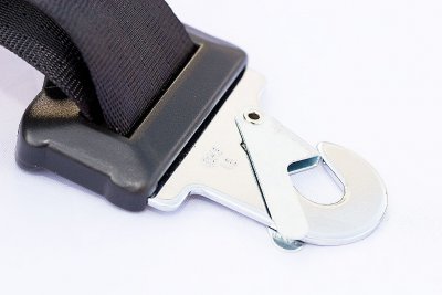 Säkerhetssele för förankring av hundbur