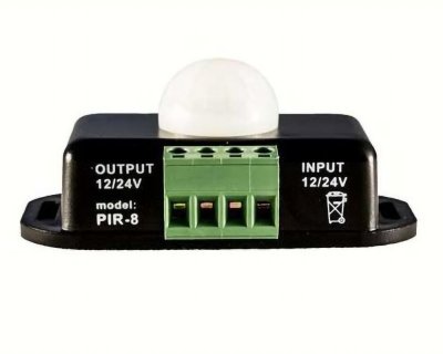 PIR-sensor för innerbelysning 12/24V - Max 72W