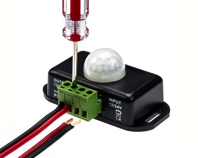 PIR-sensor för innerbelysning 12/24V - Max 72W