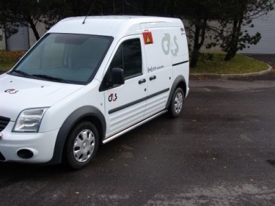 Sidobågar i Rostfritt stål till Ford Transit Connect L2 2003-2013