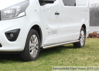 Sidobågar i Rostfritt stål till Opel Vivaro L1 2015-