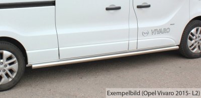 Sidobågar i Rostfritt stål till Nissan NV300 L1 2016-