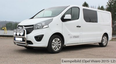 Sidobågar i Rostfritt stål till Opel Vivaro L1 2015-