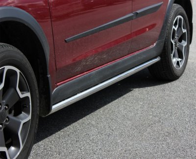 Sidobågar i Rostfritt stål till Subaru XV 2012-