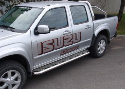 Sidosteg i Rostfritt till Isuzu D-Max 2007-2011