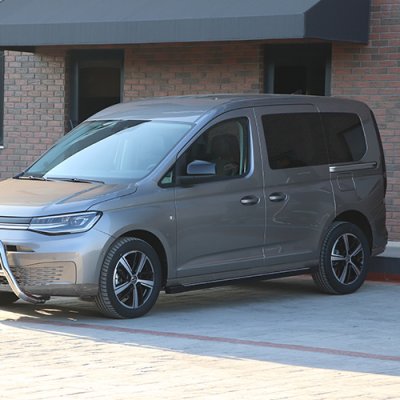 Sidorör "Slim" i Aluminium till Volkswagen Caddy från 2021-